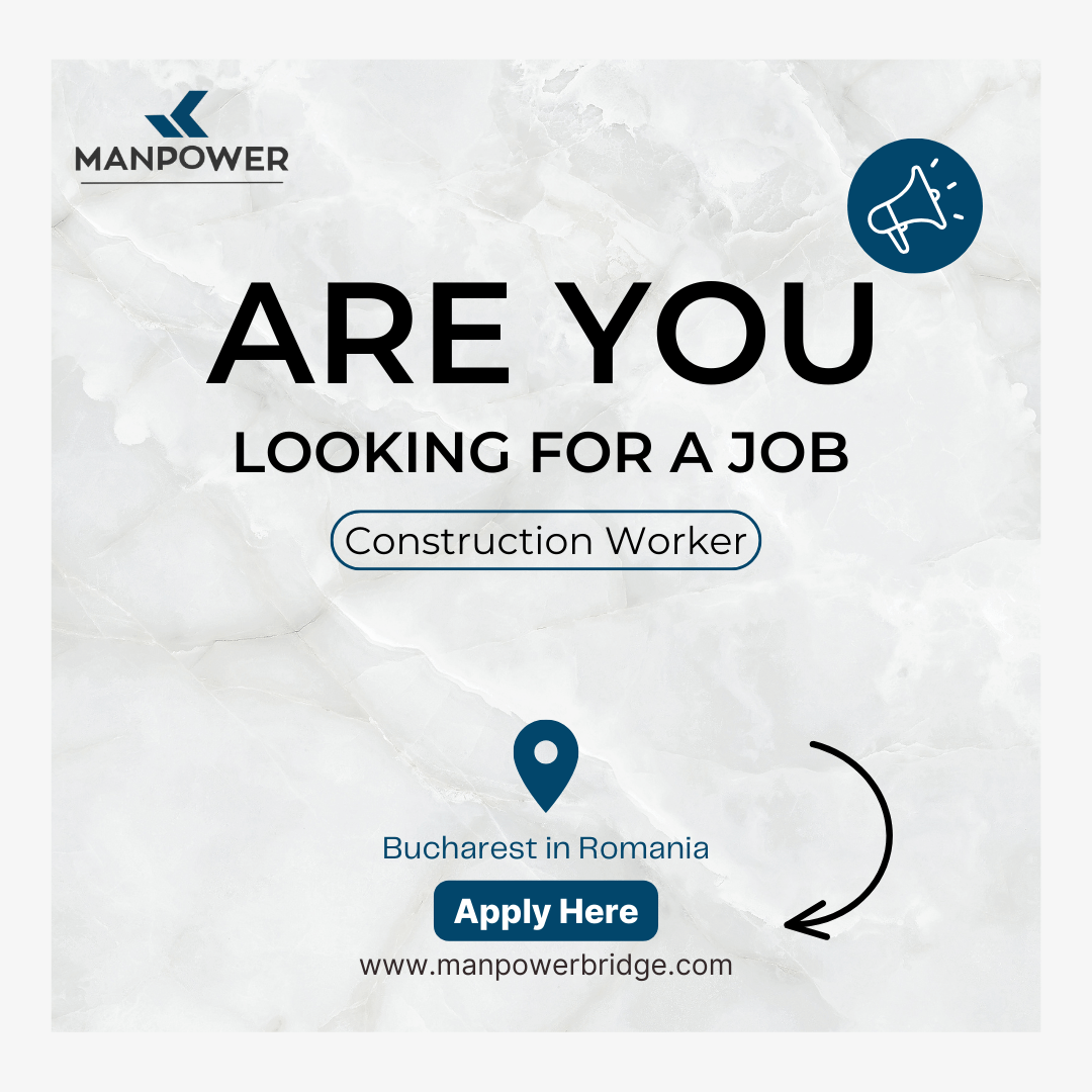 Construction Worker Required at Bucharest in Romania